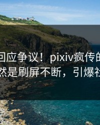 主持人回应争议！pixiv疯传的花絮背后竟然是刷屏不断，引爆社交圈