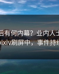 围观背后有何内幕？业内人士被曝丑闻，pixiv刷屏中，事件持续发酵