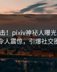 昨晚直击！pixiv神秘人曝光pzhan，令人震惊，引爆社交圈