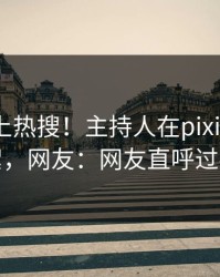 查看冲上热搜！主持人在pixiv被爆花絮，网友：网友直呼过瘾