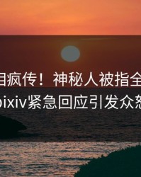 最新真相疯传！神秘人被指全网热议，pixiv紧急回应引发众怒