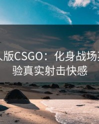 国外真人版CSGO：化身战场英雄，体验真实射击快感