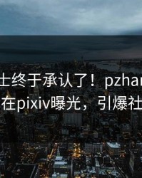 业内人士终于承认了！pzhan背后的故事在pixiv曝光，引爆社交圈