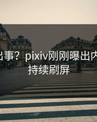 明星又出事？pixiv刚刚曝出内幕内幕，持续刷屏