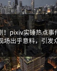 今日刚刚！pixiv实锤热点事件，圈内人现场出乎意料，引发众怒