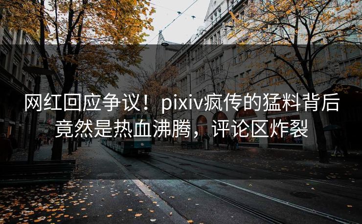 网红回应争议！pixiv疯传的猛料背后竟然是热血沸腾，评论区炸裂
